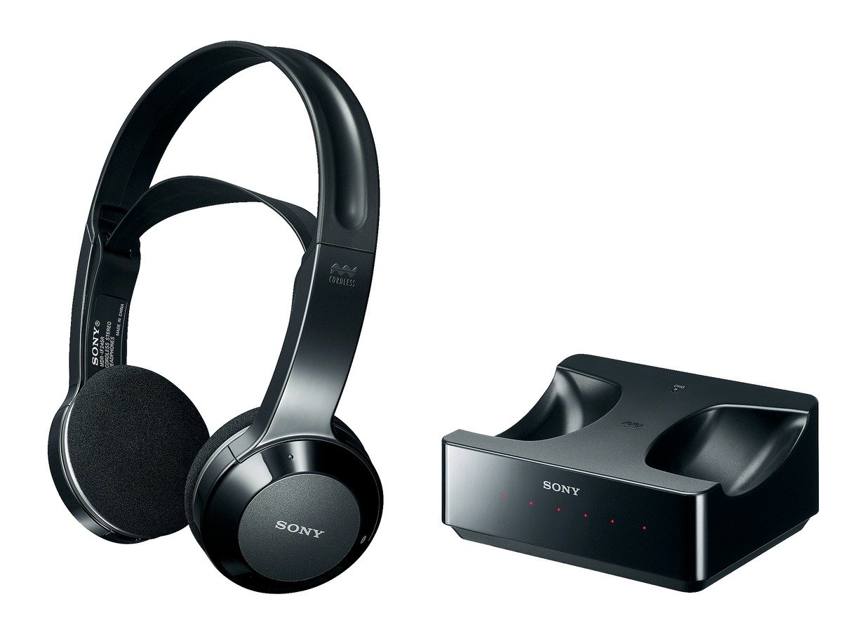 Sony MDR-IF245RK Wireless Infrared Headphones with Noise Cancellation - Premium Over-Ear Headset for Home Theater, Gaming & Music Listening