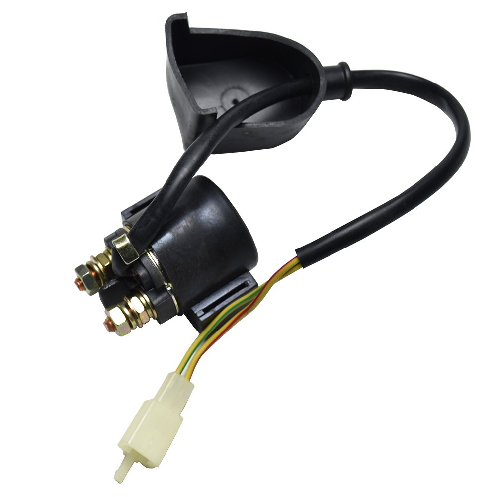 GY6 Scooter Starter Relay Solenoid 50cc 125cc 150cc Compatible with Dirt Pit Bike Motorcycle - Perfect for Off-Road Riding & Engine Maintenance