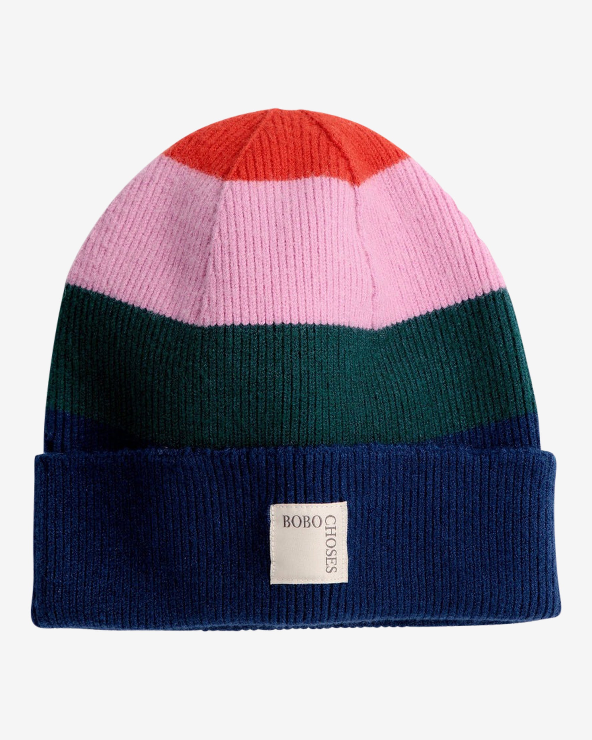 Bobo Choses Striped Knit Beanie for Women & Men - Soft Winter Hat for Cold Weather, Outdoor Activities & Fashion Accessories