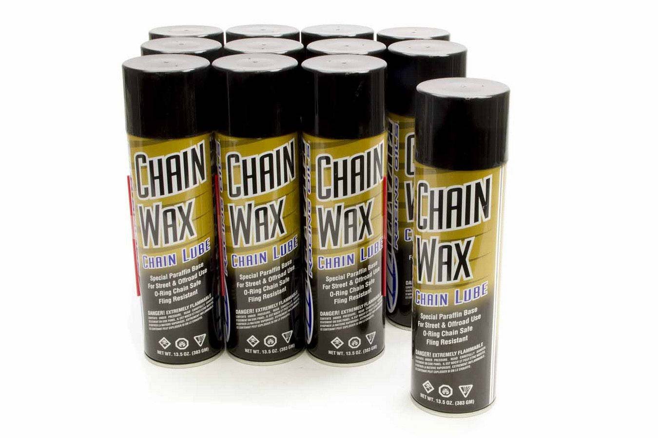 Maxima CS74920-12PK Premium Chain Lube - 12 Pack Case for Motorcycle & Bicycle Chains - Ideal for Off-Road, Racing & Daily Commuting