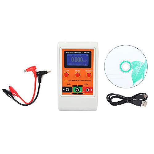 High Accuracy Auto Range Digital Capacitance Meter - Lightweight Portable Multimeter with Remote Sensors for Home, Camping, Electronics & Watch Repair | Perfect for DIY Projects, Electrical Testing & Outdoor Adventures