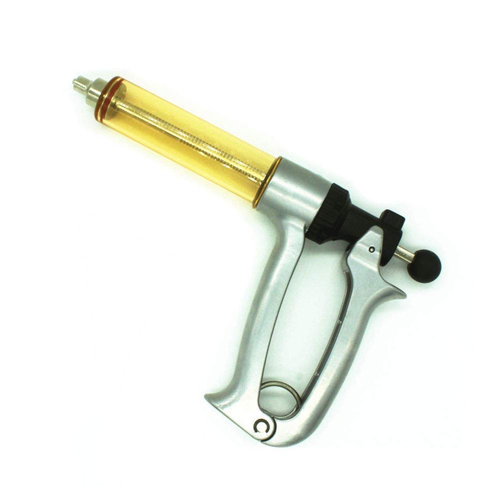 25ml/50ml Livestock Syringe Continuous Injector - Adjustable Agricultural Liquid Dispenser for Poultry & Livestock (Chicken, Duck, Goose, Pig, Cattle, Sheep) - Perfect for Vaccination, Medication & Feeding on Farms