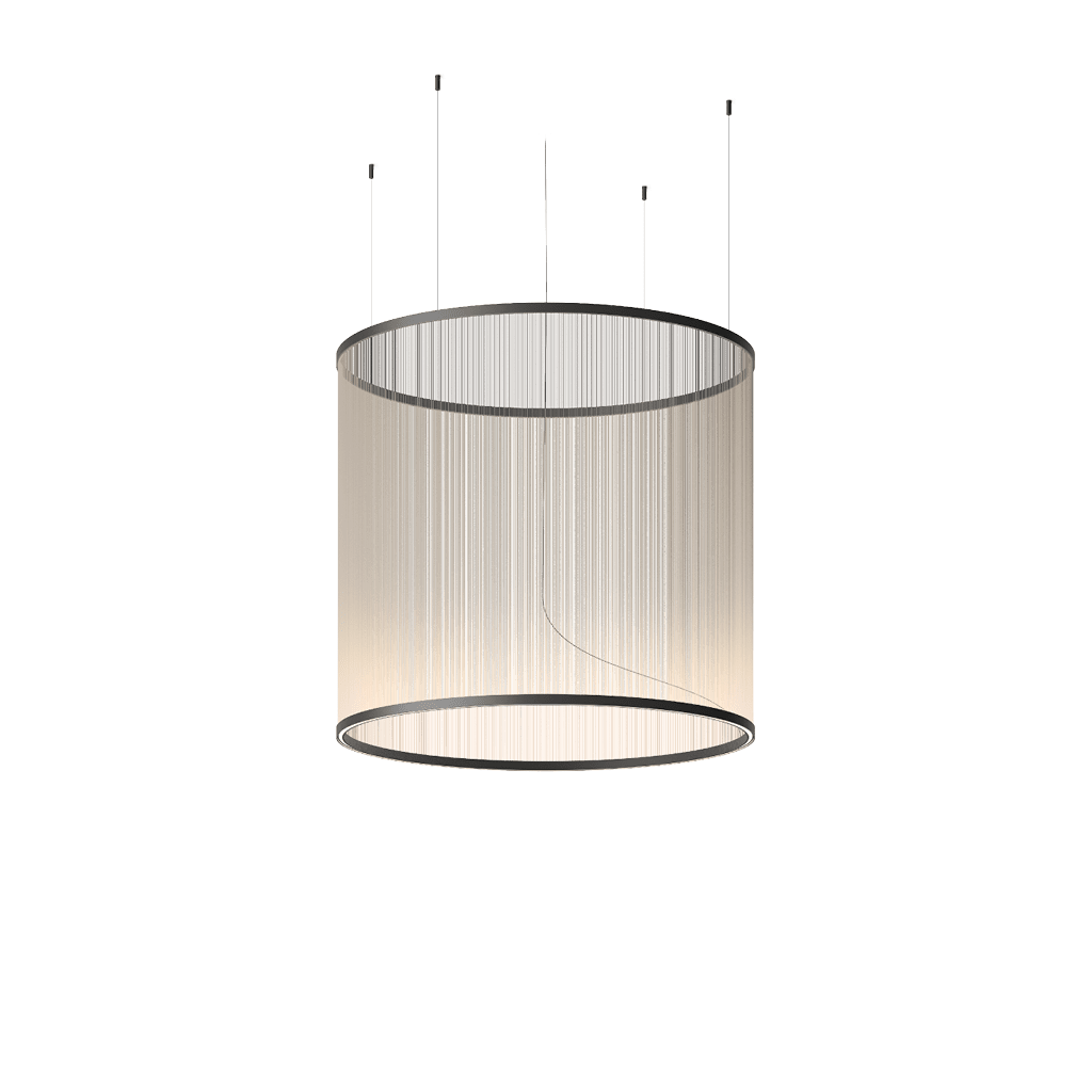 Aeris Modern Mesh Pendant Light - Sleek Hanging Fixture for Kitchen Island, Dining Room & Bedroom Lighting Decor