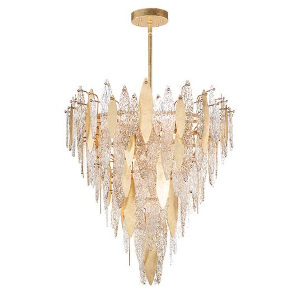 Daniela Modern Crystal Chandelier - Elegant Ceiling Light Fixture for Dining Room, Living Room & Bedroom | Dimmable LED Lighting for Home Decor & Interior Design
