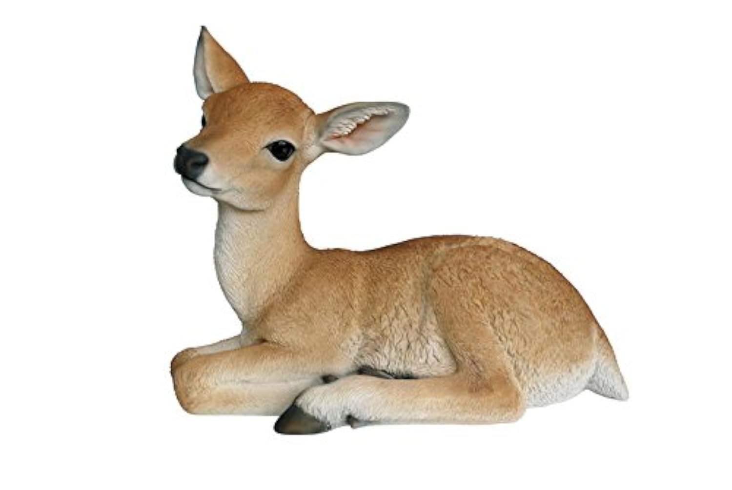 Hi-Line Gift Ltd Realistic Laying Down Baby Deer Statue - Perfect for Nursery Decor, Garden Ornament, and Wildlife Lover Gift
