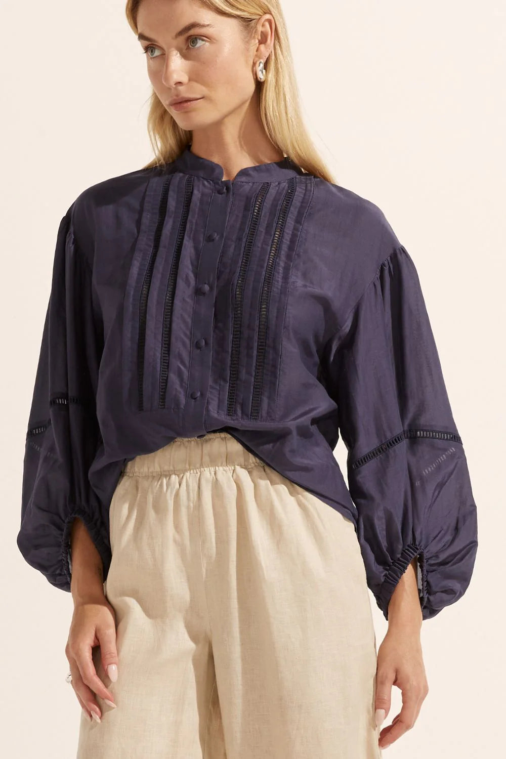 Zoe Kraztmann Solace Top Women's Fashion Blouse - Elegant Casual Wear for Office, Date Night & Everyday Outfits