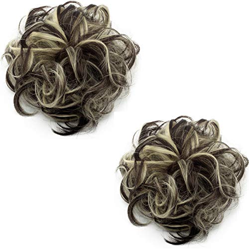 Dark Brown Mix Bleach Blonde