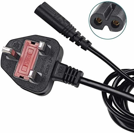 3 Pin Irish Mains Power Lead for Laptops & PCs - Durable Power Cable for Home & Office Use