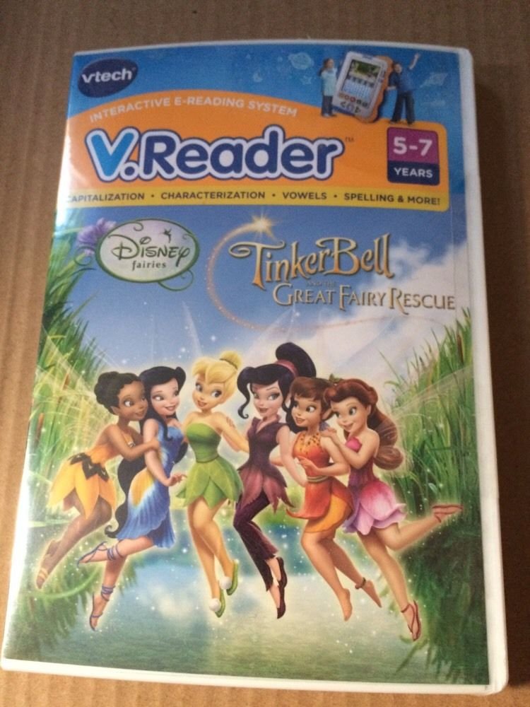 EDU-TOYS Tinkerbell V Reader Interactive Learning System for Kids - Perfect for Early Childhood Education & Reading Development at Home or School