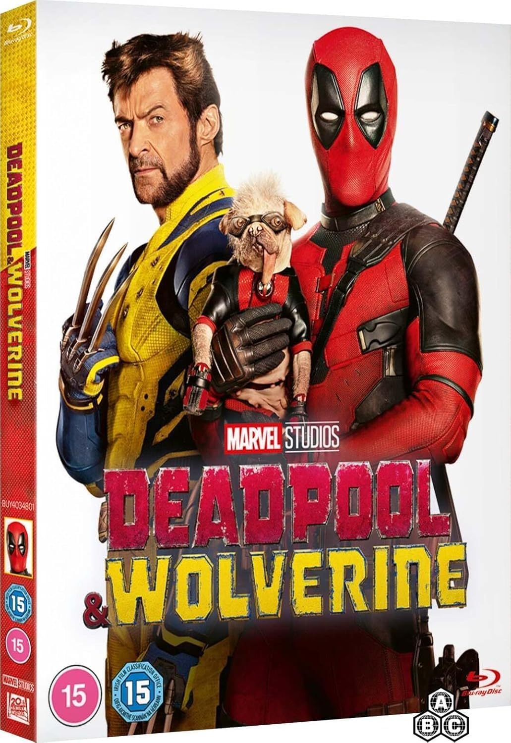 Deadpool & Wolverine Marvel Blu-ray Movie - Region Free - Action, Comedy Superhero Film for Home Theater & Movie Nights