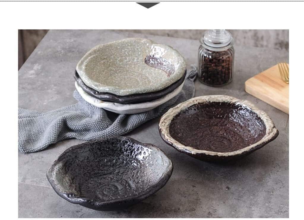 Japanese Style Ceramic Ramen Bowl Set - Large Retro Wind Pattern Noodle & Soup Bowls for Home, Restaurant & Catering - Perfect for Ramen, Udon, Salad, Rice & Asian Dishes