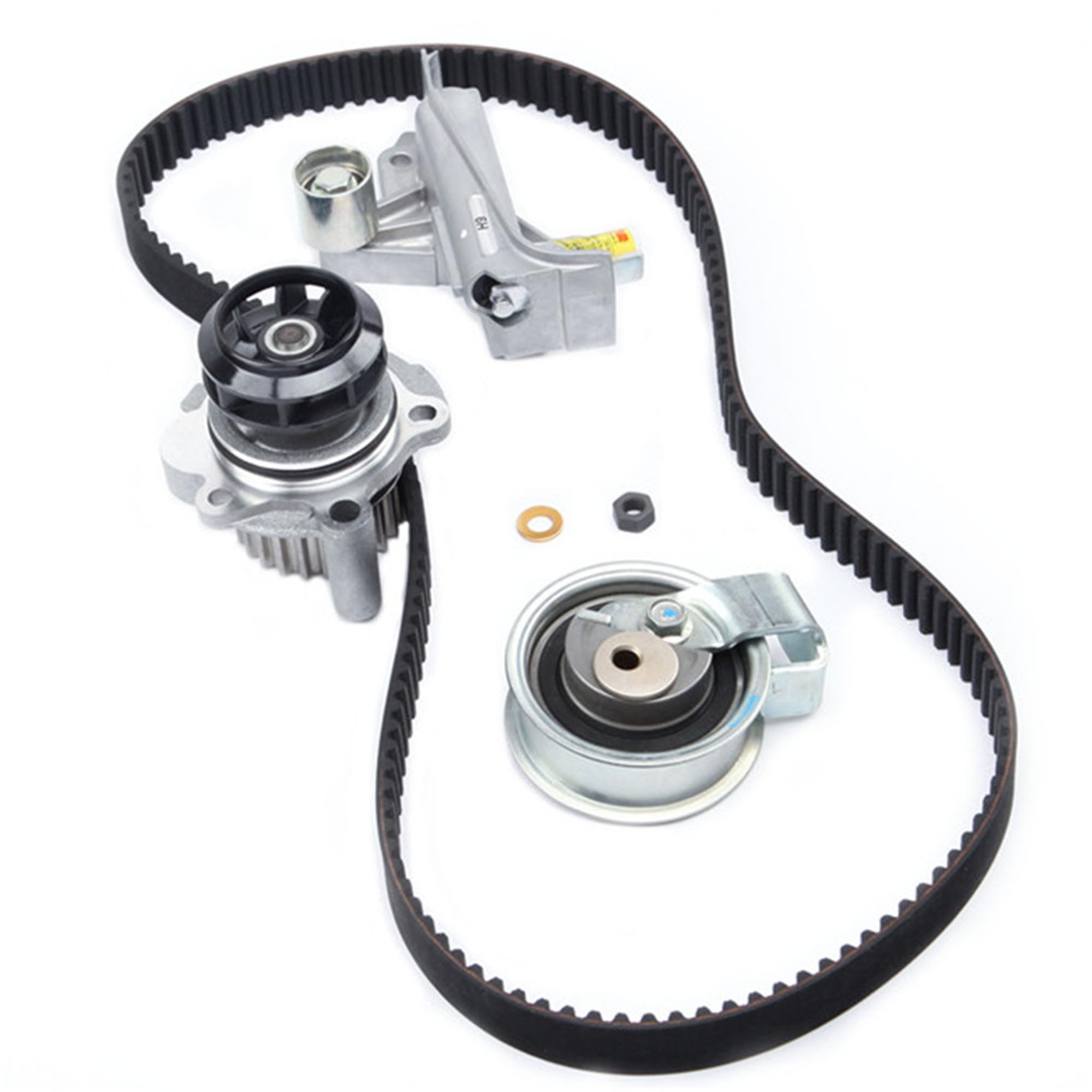 VW Passat Variant Santana & AUDI A4 A6 AVANT QUATTRO Timing Belt Kit with Water Pump (4 Pcs) - 06B 109 477 A Replacement - Perfect for Engine Maintenance & Performance Tuning