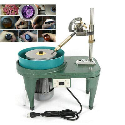 Gem Faceting Machine 180W 110V - Jewelry Polishing & Jade Grinding Tool with 2800r/min Speed - US Stock - Perfect for Jewelry Making, Stone Cutting & DIY Craft Projects