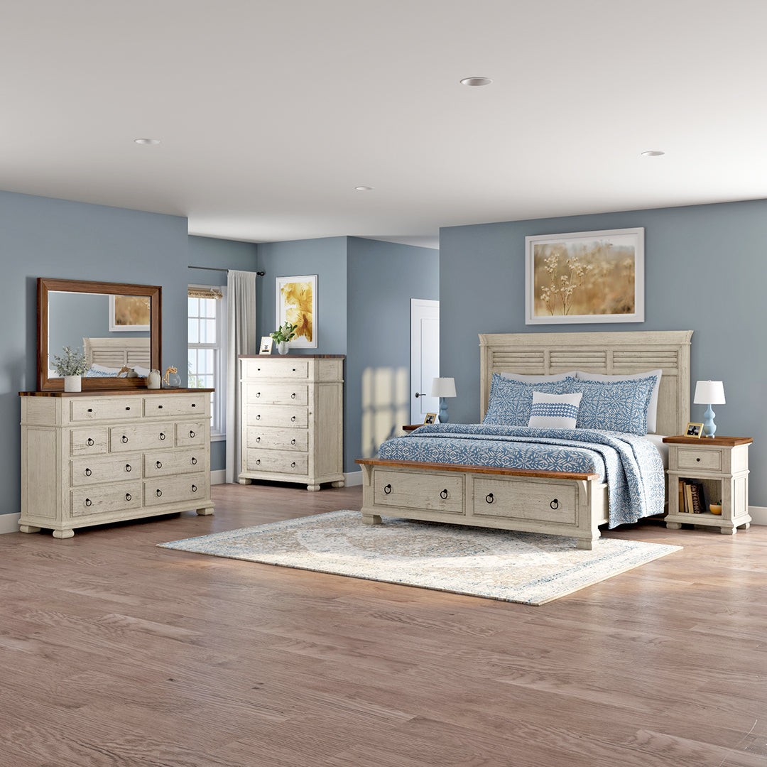 Belmont Dresser - Modern 6-Drawer Chest for Bedroom & Living Room Storage | Solid Wood Furniture for Home Organization & Decor