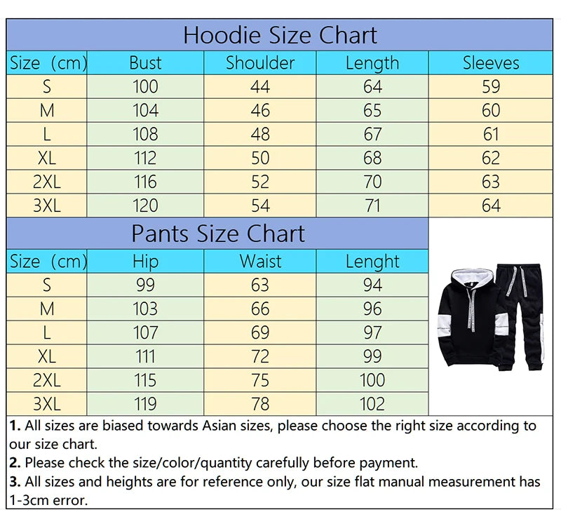 **Men's Casual Print Tracksuit Set - Hooded Sweatshirt & Jogger Pants for Streetwear, Harajuku Style, Gym & Daily Wear | High-Quality Comfort Outfit**    *(场景: Perfect for jogging, gym workouts, casual streetwear, and everyday comfortable fashion.)*