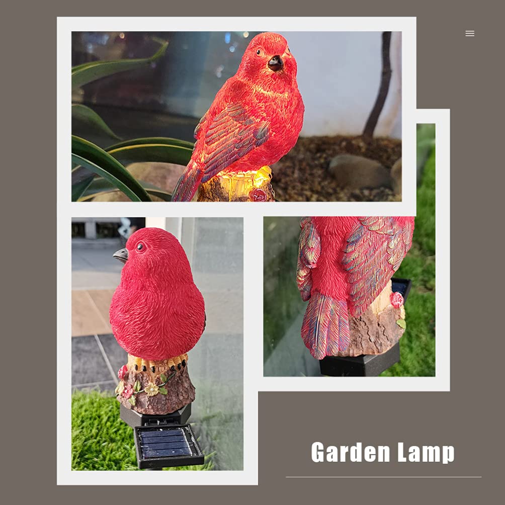 Uonlytech Solar LED Garden Lights - Decorative Cartoon Bird Outdoor Solar Stake Lights for Lawn, Pathway, Yard & Driveway | Weatherproof Solar-Powered Landscape Lighting for Patio, Backyard & Garden Decor