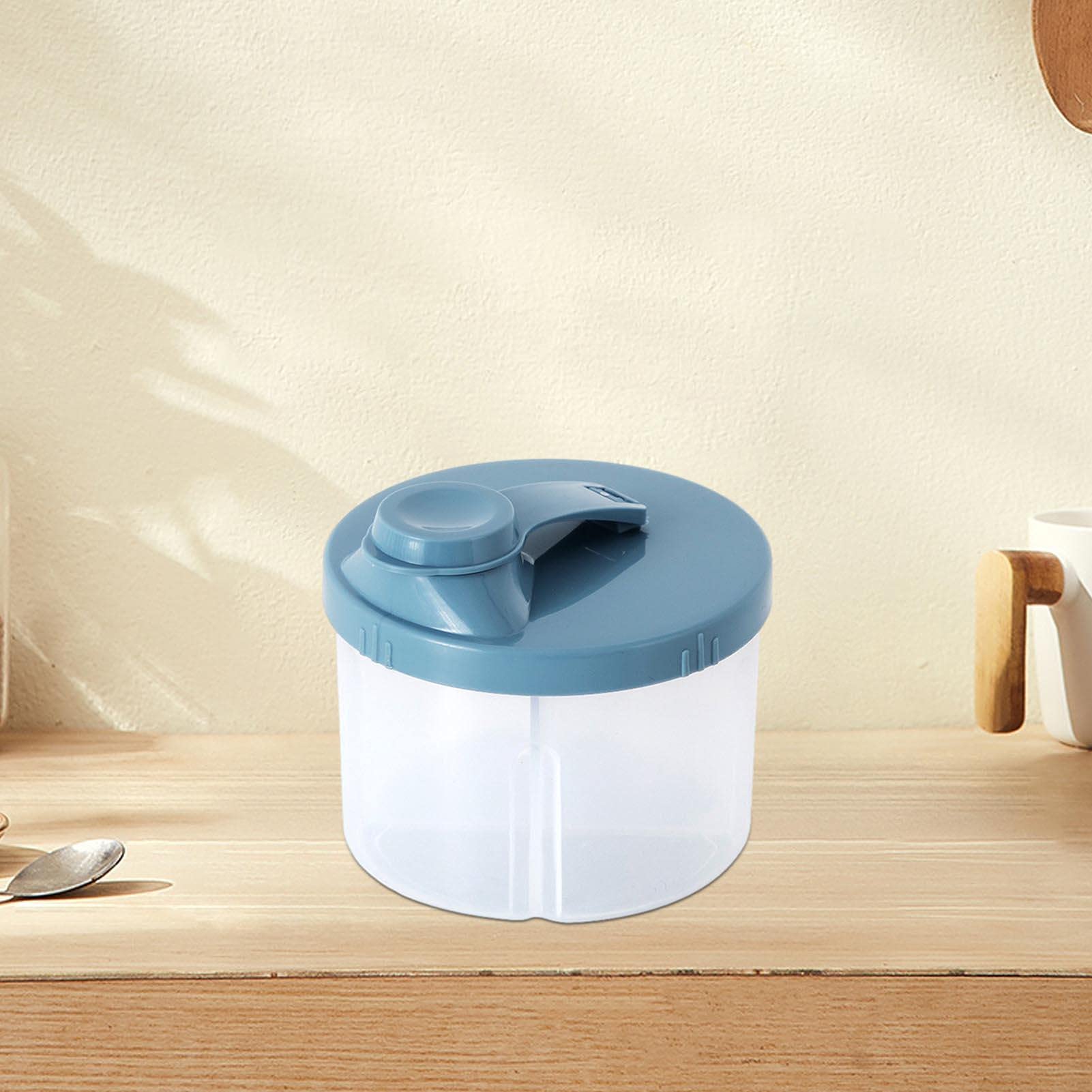 Portable Baby Formula Dispenser - Leak-Proof Quad Container for Milk Powder, Rice & Candy Storage | Perfect for Travel, Daycare & On-the-Go Feeding