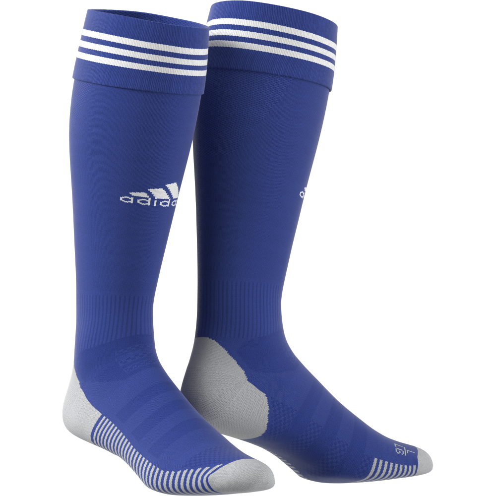 Adidas Adi 18 Sock - Blue/White Athletic Socks for Running, Training & Sports - Comfortable Breathable Performance Socks for Men & Women