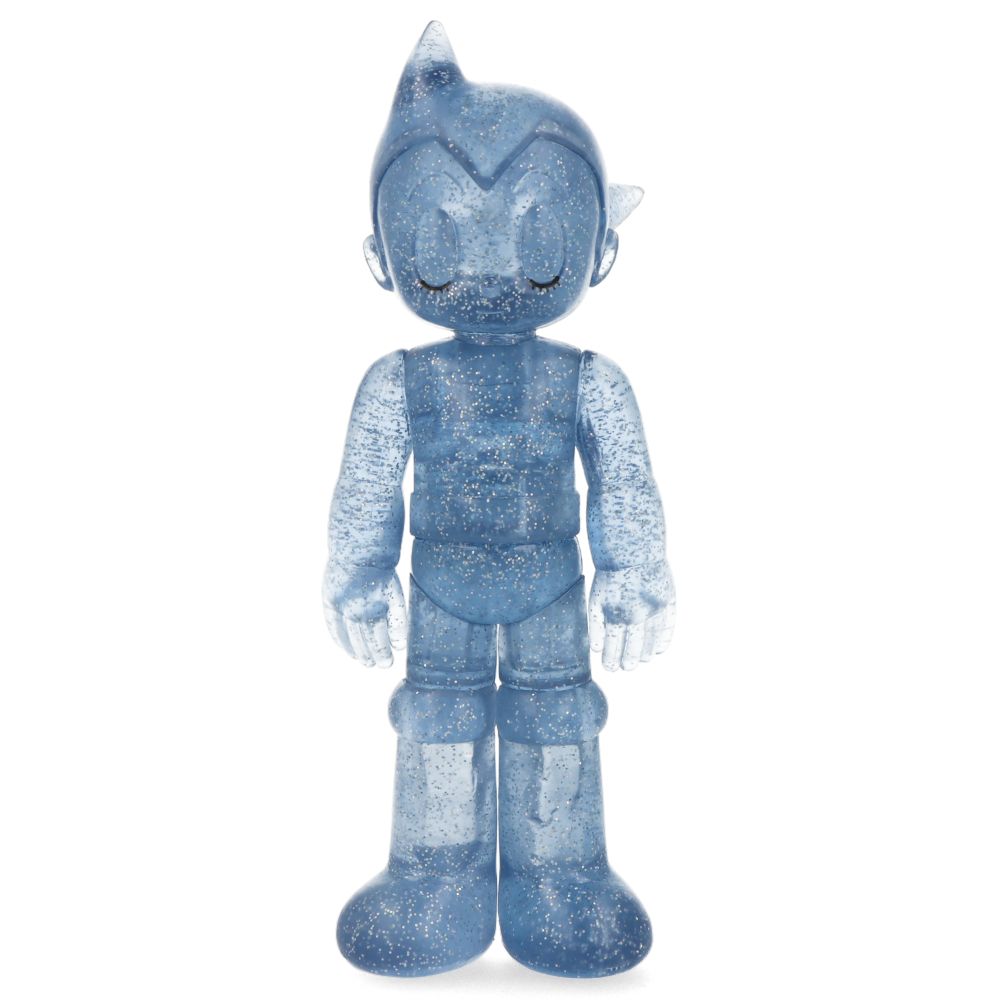 Astro Boy PVC Figure - Soda Blue Color with Closed Eyes Version - Perfect for Anime Collectors and Display Shelves