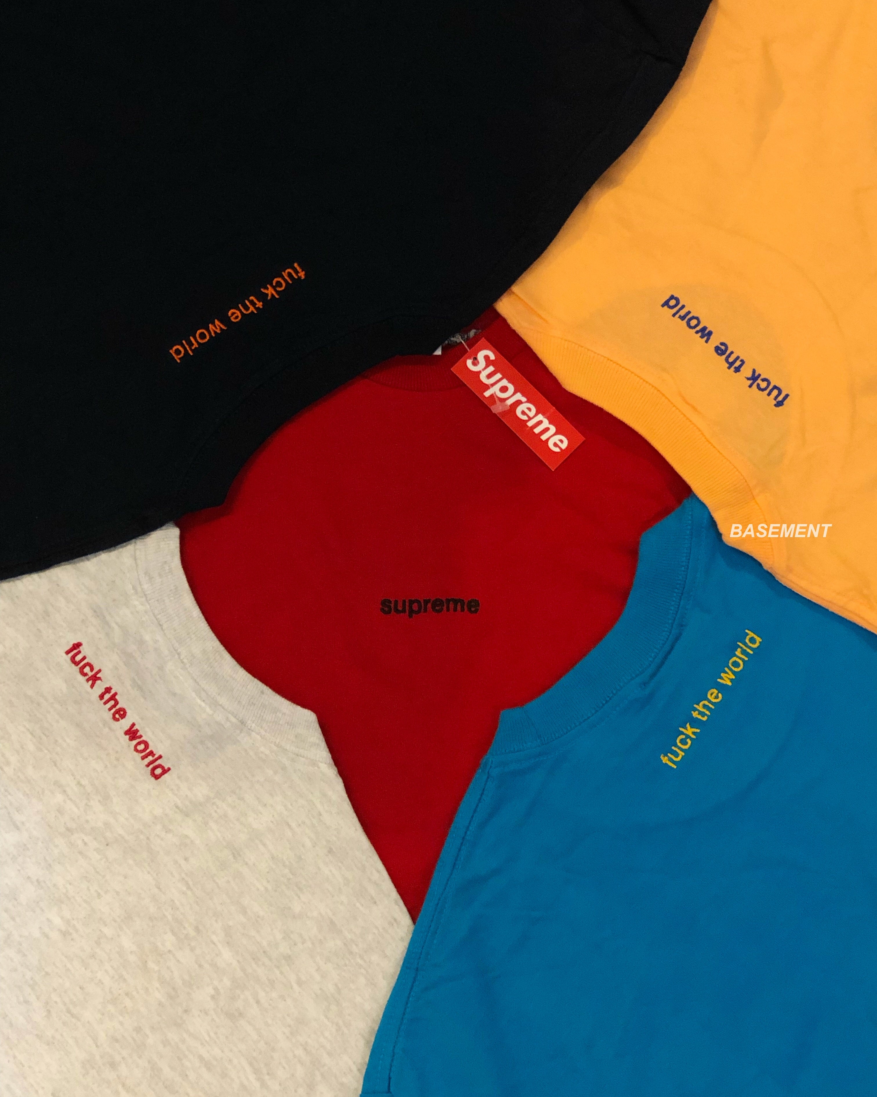 Supreme FTW T-Shirt for Men - Navy Blue Cotton Streetwear Tee - Perfect for Casual Wear, Street Style & Urban Fashion
