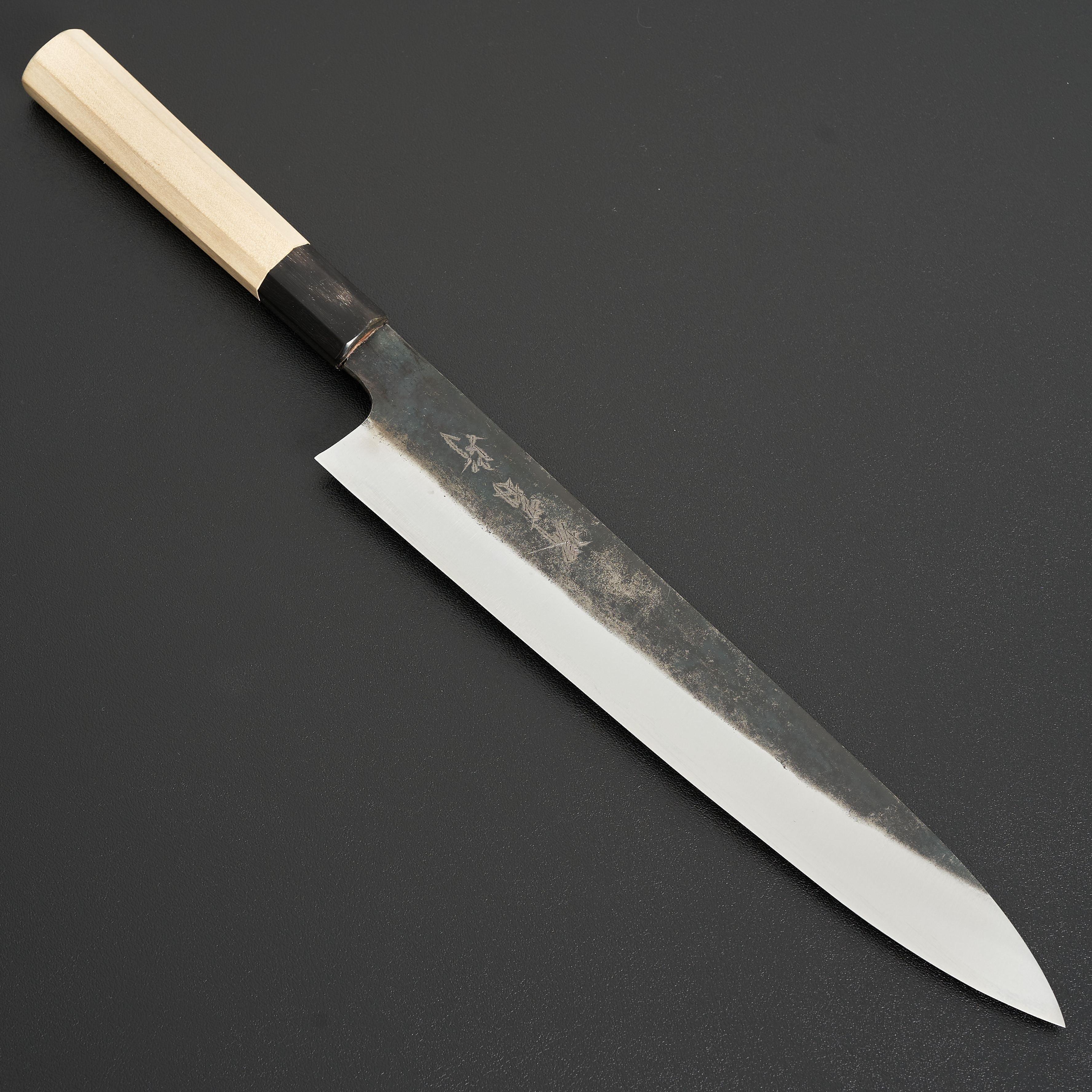 Premium Kikumori Kurouchi White #1 Sujihiki 270mm Japanese Slicing Knife - High Carbon Steel Blade for Sushi, Sashimi & Meat Cutting - Professional Chef & Home Kitchen Essential