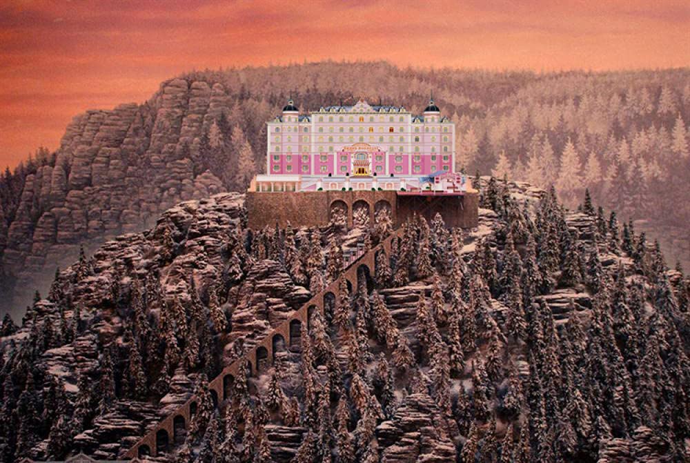 1000 Piece Adult Jigsaw Puzzle - The Grand Budapest Hotel Artwork Puzzle for Adults & Kids | Educational Toy for Family Game Night & Stress Relief