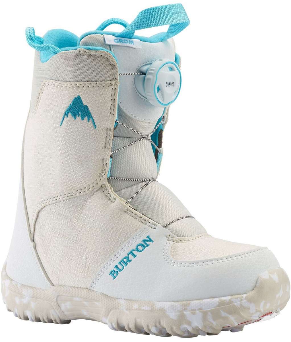Burton Junior's Grom BOA Snowboard Boots 2024 - Kids' Adjustable Snowboarding Boots for Boys & Girls - Perfect for Winter Sports & Mountain Adventures