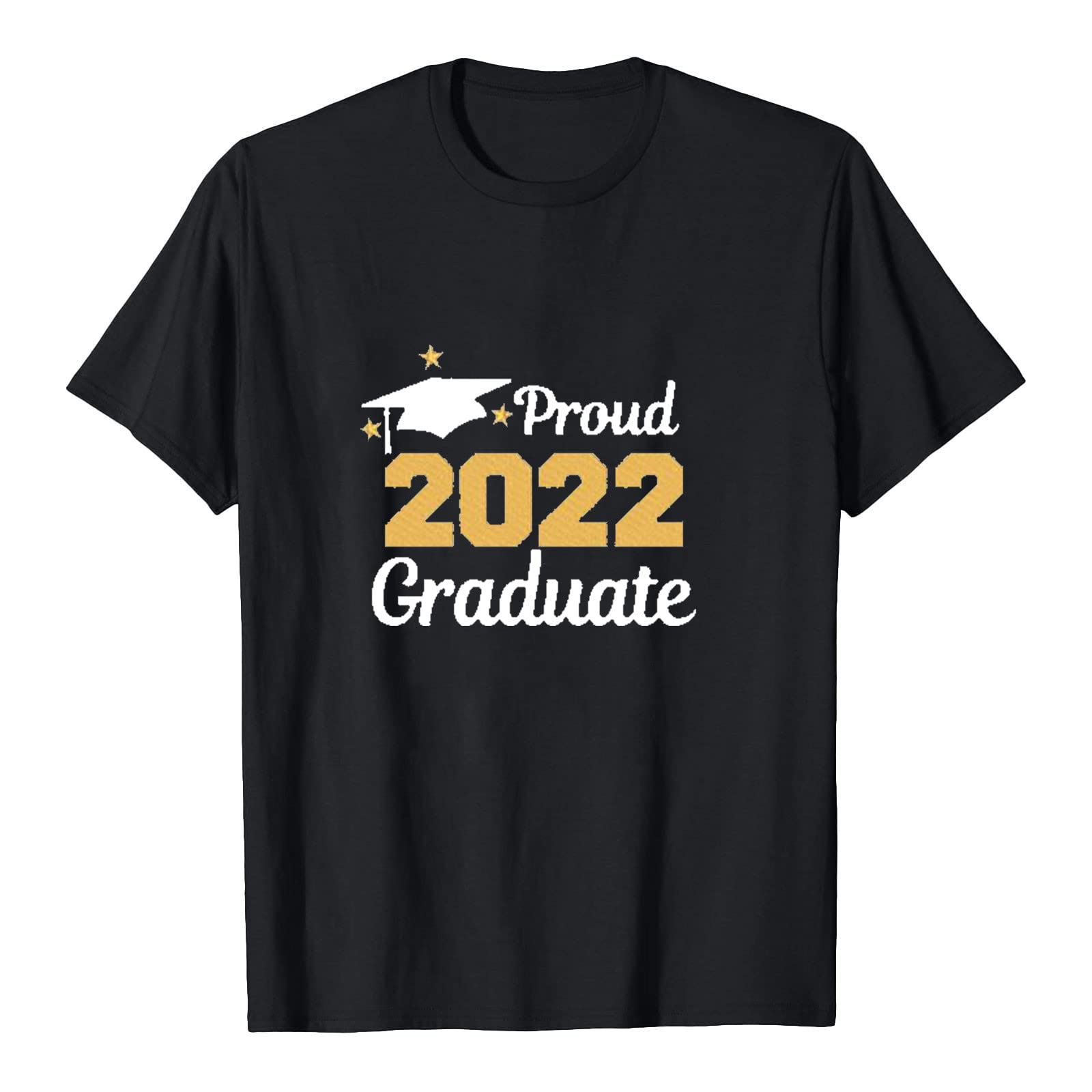 2022 Women's Graduation T-Shirt - Student & Teacher Short Sleeve Summer Top with O-Neck - Perfect for Graduation Day, Homecoming & School Events