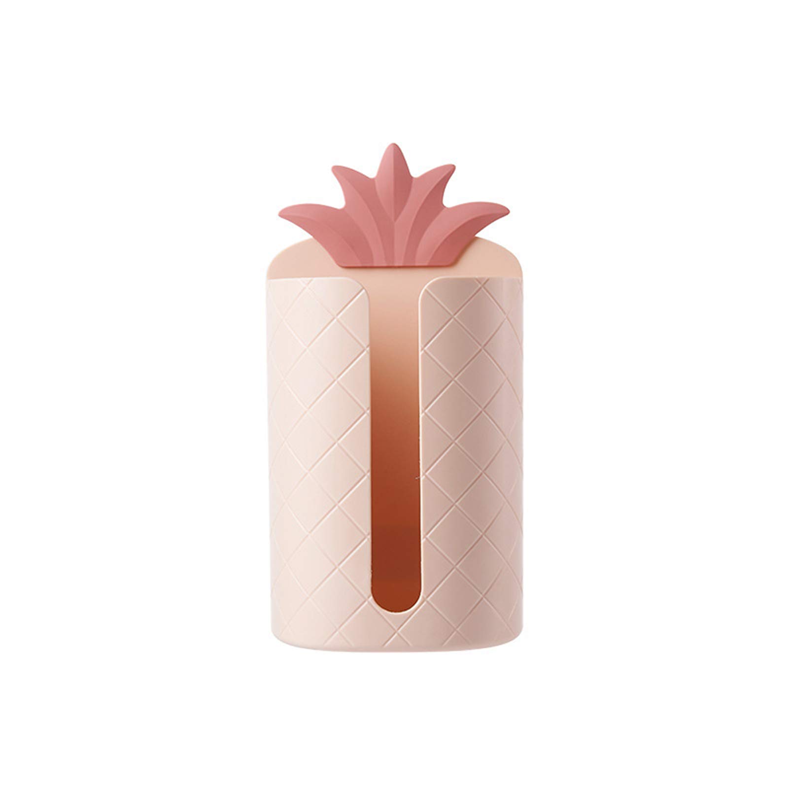 Wall-Mounted Paper Towel Holder - Bathroom & Kitchen Storage Organizer Pink