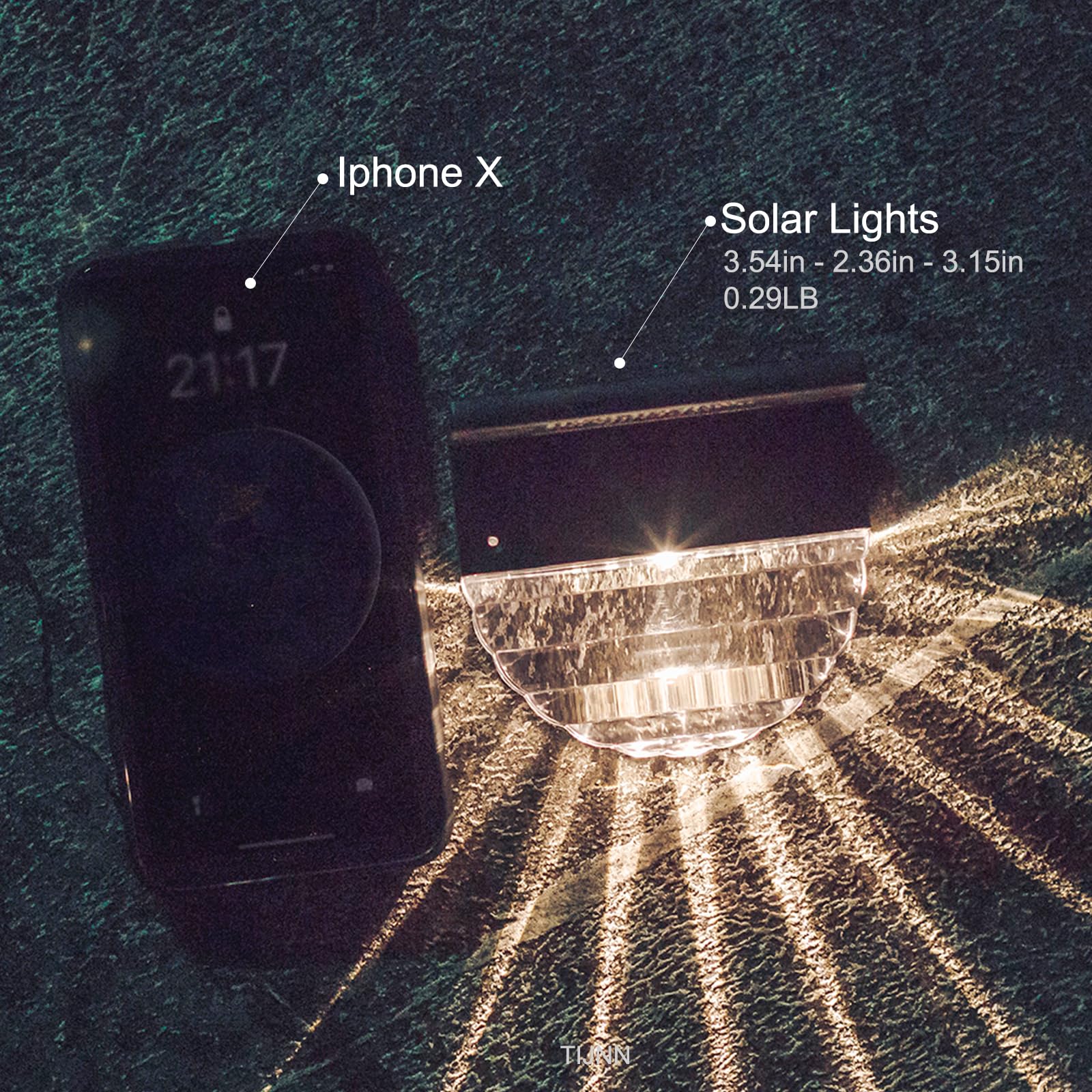 10 Pack Solar Deck Lights Outdoor - Waterproof Solar Powered Landscape Lights for Stairs, Steps, Fence, Yard, Patio & Pathway | Energy-Efficient Backyard Lighting for Garden, Walkway & Driveway Decoration