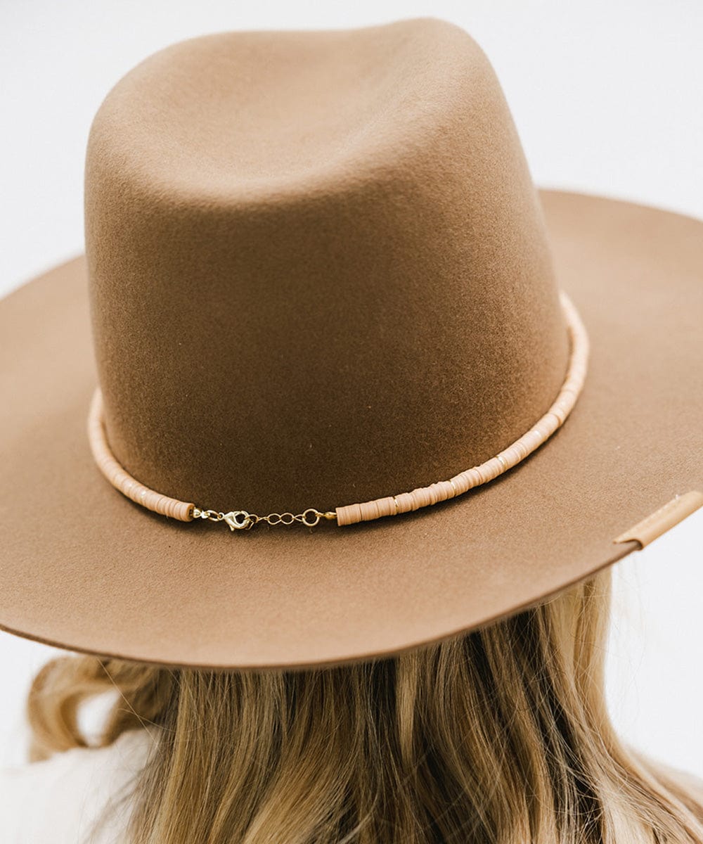 Handmade Beaded Clay Hat Band for Cowboy Hats - Western Style Accessory for Rodeo, Music Festivals & Outdoor Events