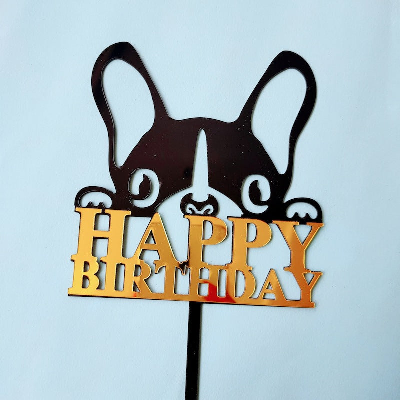 Dog Birthday Cake Decorations - Fun & Festive Doggy Cake Toppers for Pet Parties & Celebrations - Perfect for Dog Lovers & Special Occasions