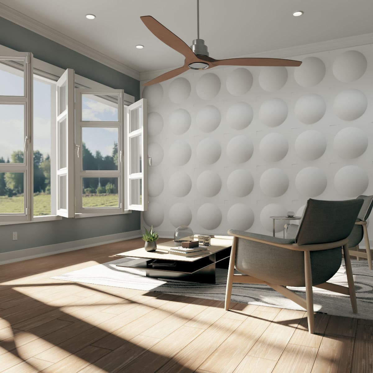 Modern Sloane Wall Panel - Decorative 3D Wall Tiles for Living Room, Bedroom & Office - Peel and Stick Easy Installation - Home Decor Upgrade