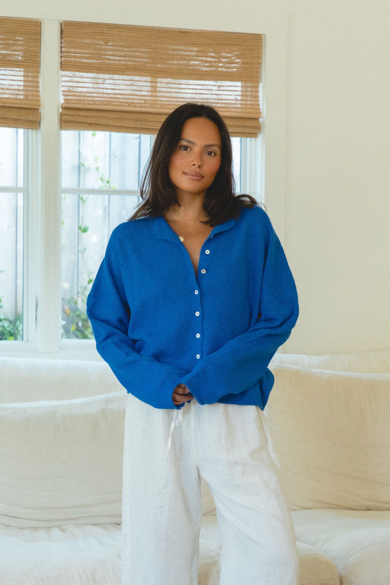 Free Falling Button Cardigan for Women - Soft & Stylish Open Front Knit Sweater | Perfect for Casual Outfits, Layering in Fall & Winter