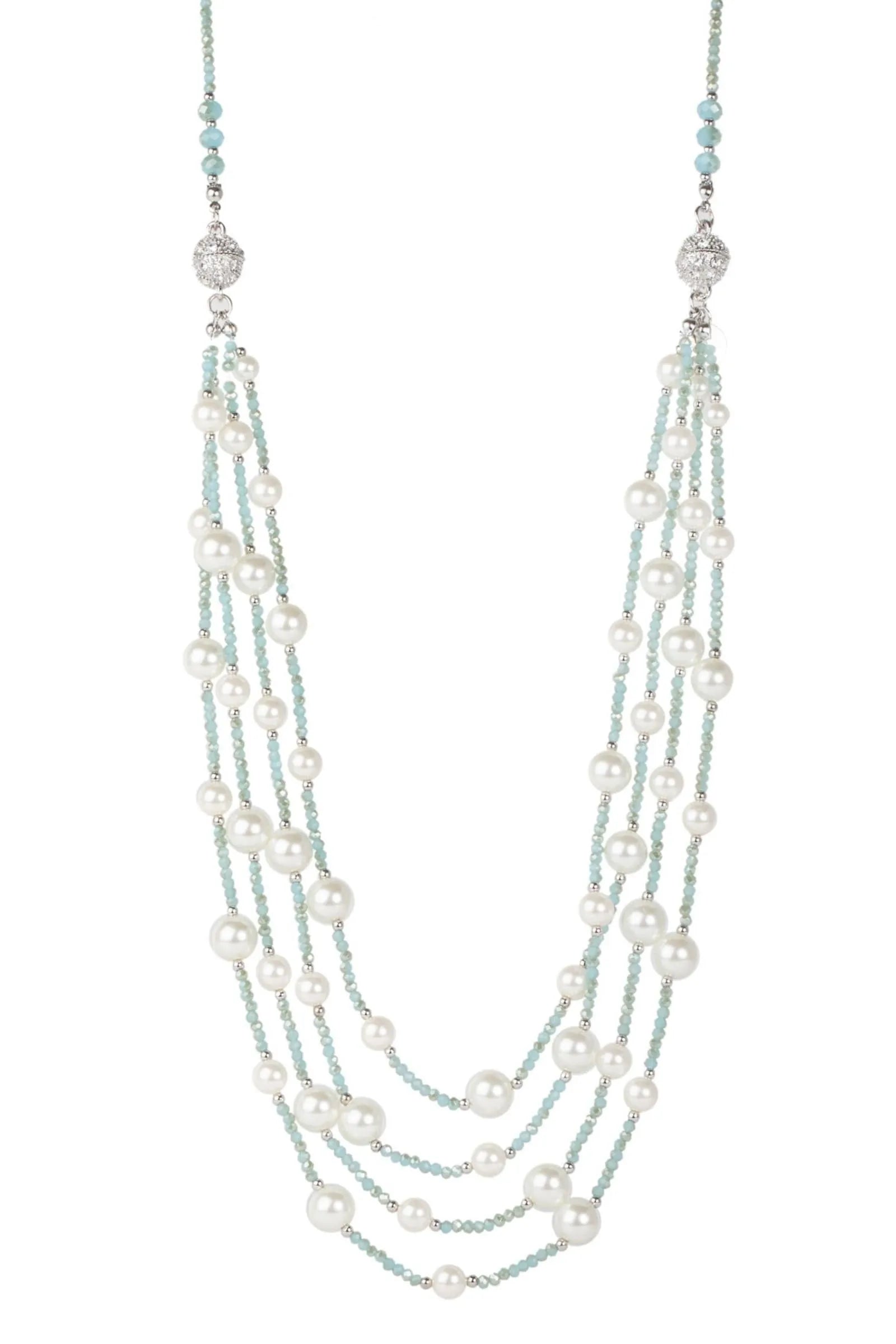 Elegant Convertible Layered Pearl Necklace for Women - Perfect for Weddings, Parties & Everyday Wear