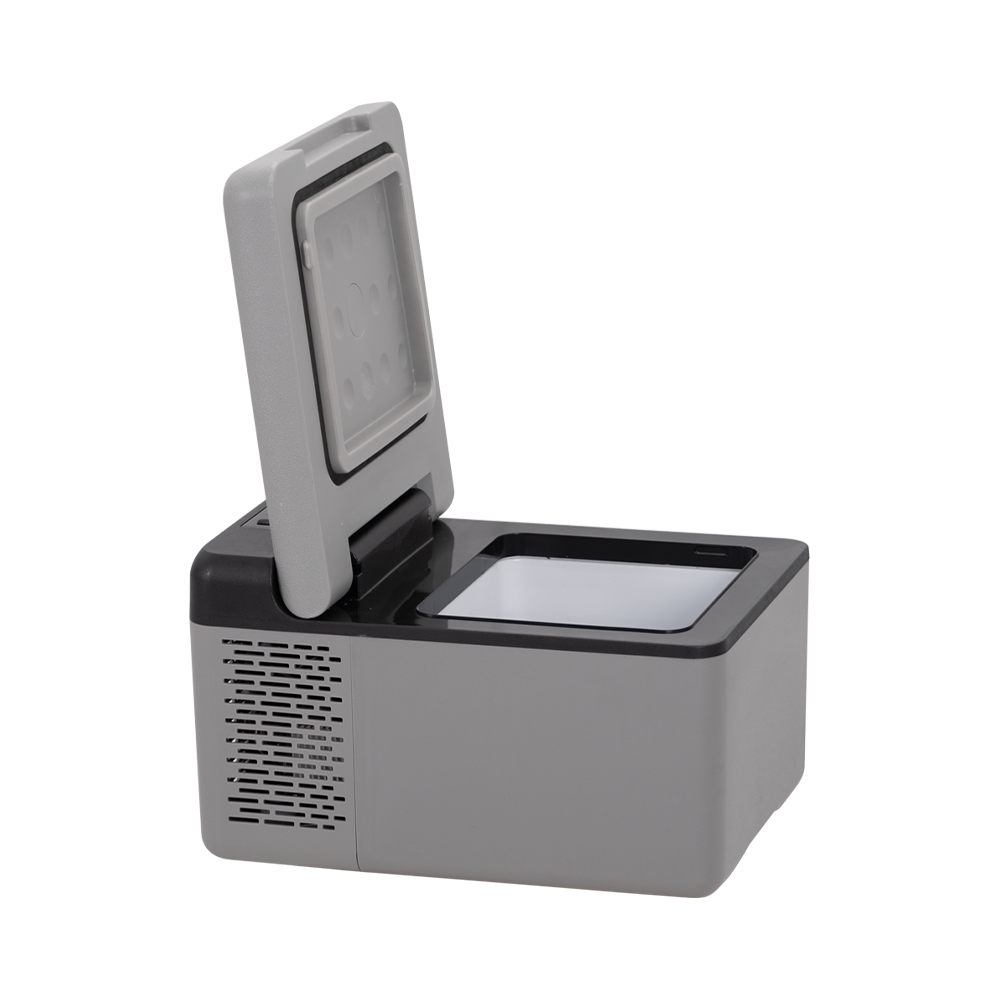 Alpicool C9 Portable Mini Car Refrigerator - 12V/24V DC & 110V AC, Compact Freezer for Road Trips, Camping & Travel - Certified Refurbished