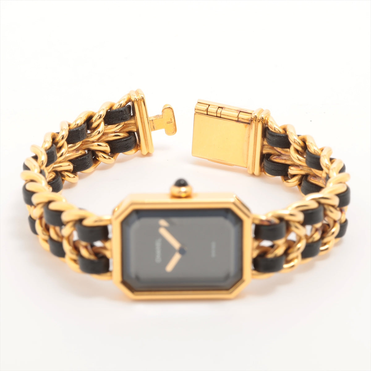 Chanel Premier Black & Gold Luxury Watch for Women - Size L - Elegant Dress & Formal Occasion Timepiece