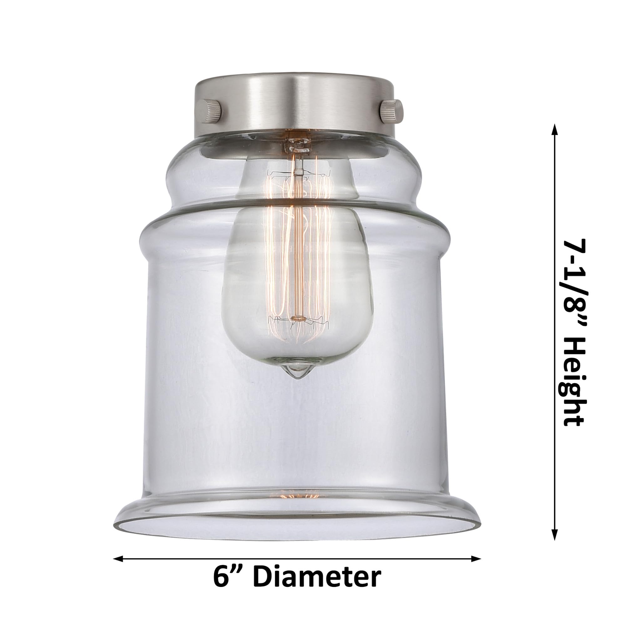 Innovations 203SW-BB-G184 Modern 1-Light Wall Sconce with High/Low/Off Switch in Brushed Brass Finish - Perfect for Bedroom, Hallway, and Living Room Lighting Decor