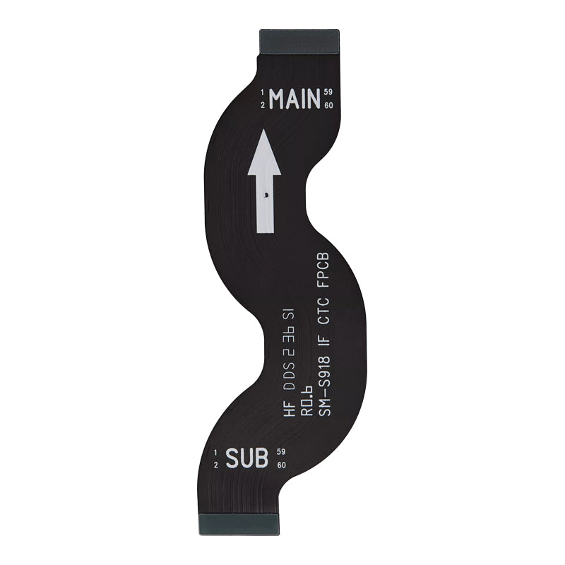 Original Samsung Galaxy S23 Ultra Mainboard Flex Cable Replacement Part - Repair Solution for Charging & Data Transfer Issues | Perfect for DIY Phone Fixes & Tech Repairs