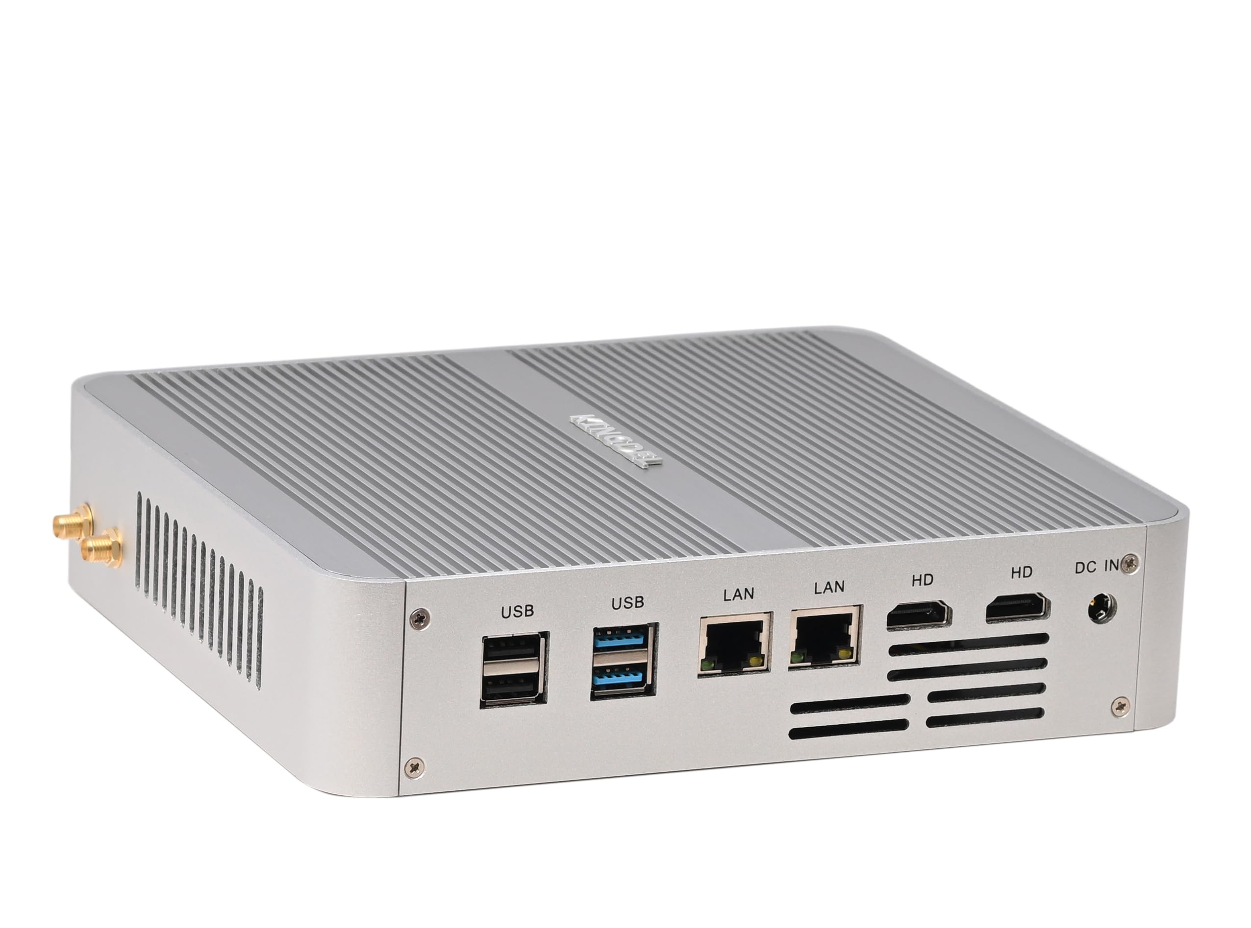 KINGDEL Mini PC 10th Gen - Intel Core i5-1035G4 Quad-Core Mini Computer with Silent Fan, 8GB DDR4 RAM, 128GB SSD, Dual HDMI & LAN Ports, Optical SPDIF - Perfect for Home Office, Digital Signage & Media Center