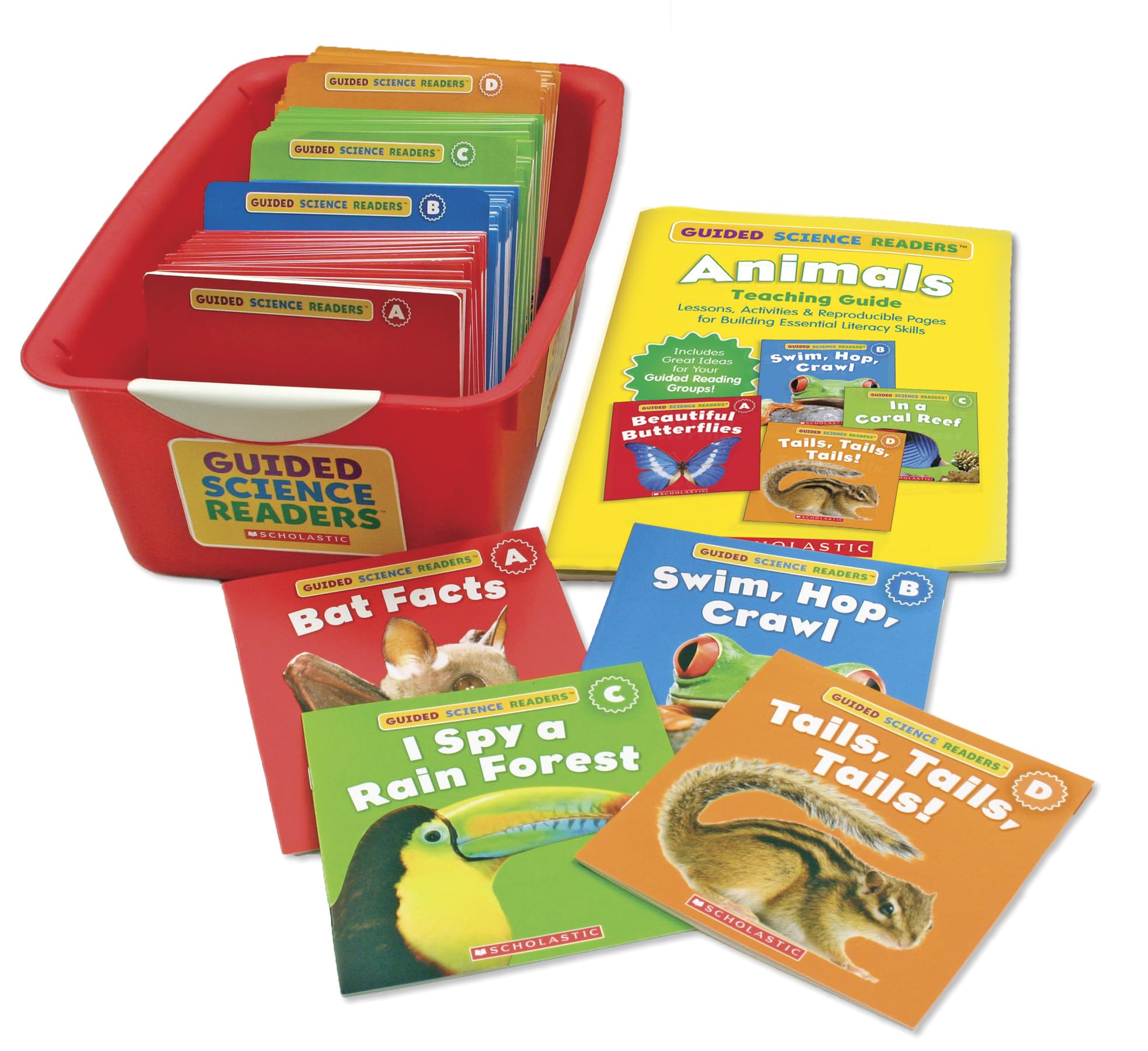 Guided Science Readers Super Set: Animals - Leveled Books for Guided Reading Groups | High-Interest Nonfiction Animal Books for Kids | Perfect for Classroom, Homeschool & Early Learning