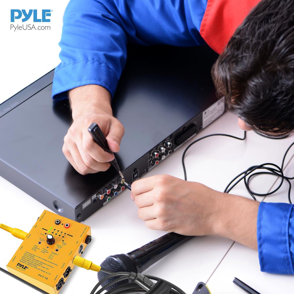 8 Plug Professional Audio Cable Tester - High Quality XLR, 1/4