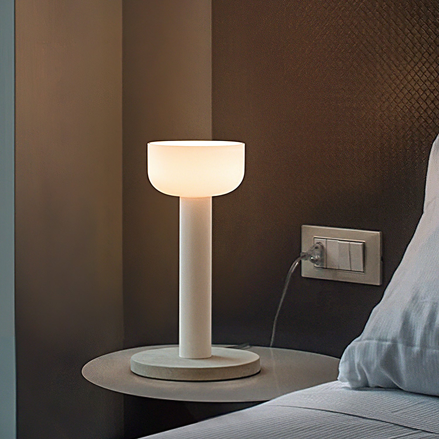 Marco Modern LED Table Lamp - Adjustable Brightness & Color Temperature for Bedroom, Living Room, Office - Energy Efficient Desk Light for Reading, Working & Relaxing