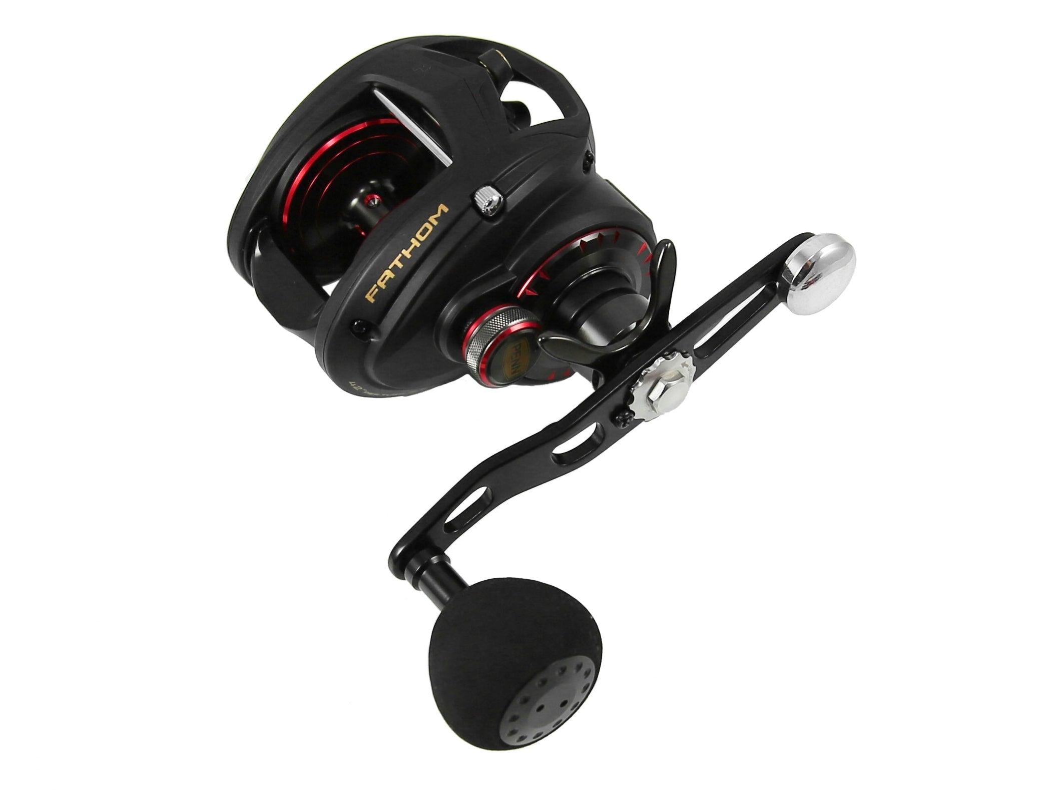Jigging World Power Handles Replacement for Penn Squall 400 & Fathom 400 Low Profile Fishing Reels - Upgrade Your Saltwater & Freshwater Fishing Gear