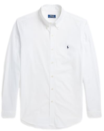 Polo White With Navy Pony