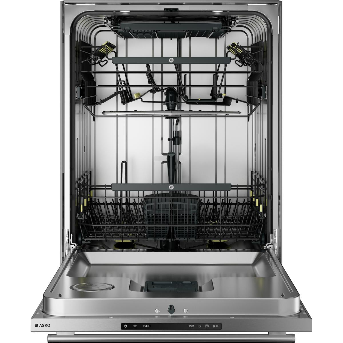 Asko 24 Inch Built-In Dishwasher with Turbo Combi Drying™ - Stainless Steel DBI565TXXLS.U - Perfect for Modern Kitchens & Large Families