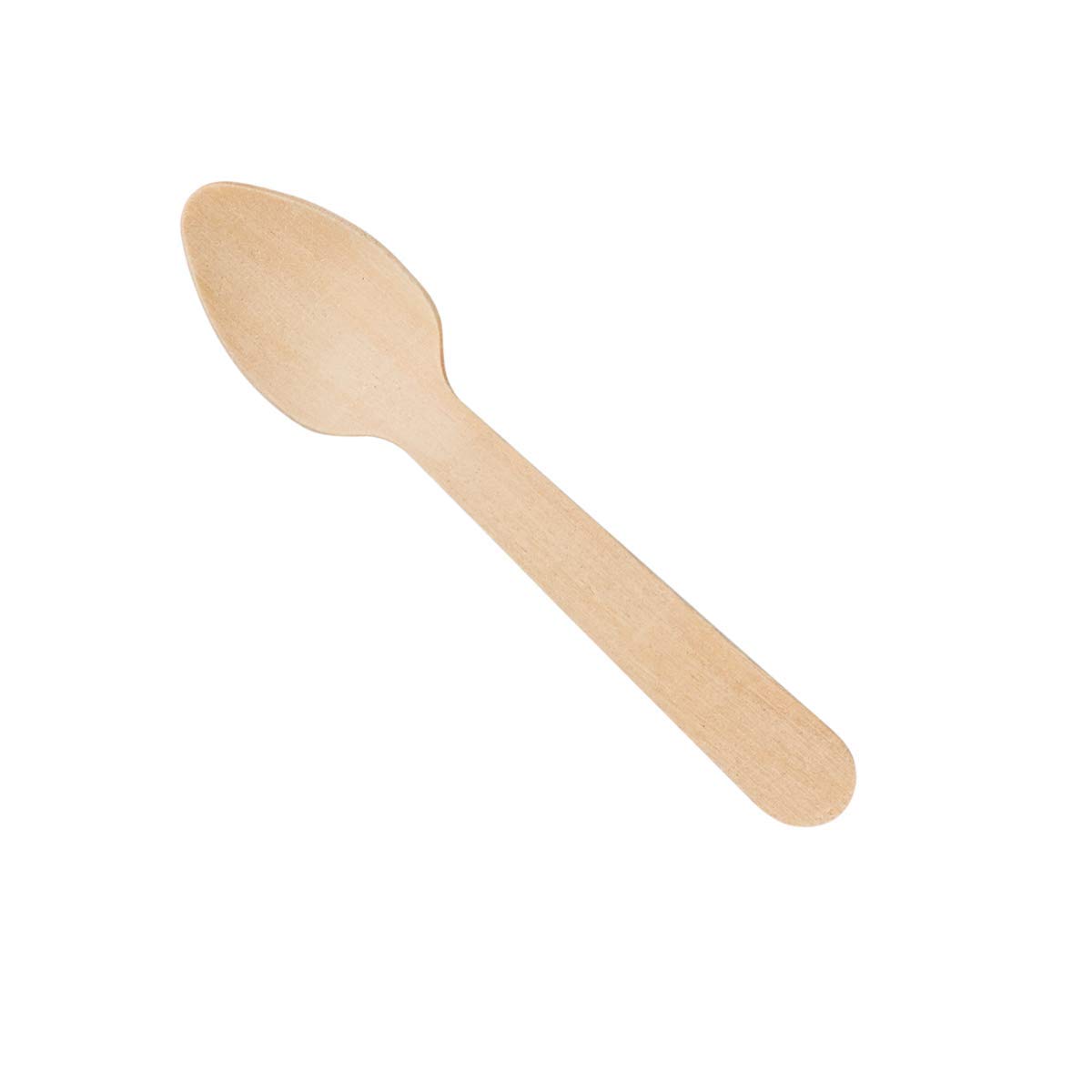 Eco-Friendly Compostable Wooden Tasting Spoons - Heavy Duty Disposable Cutlery (1000-Pack) - Perfect for Catering, Restaurants, Picnics & Zero Waste Events
