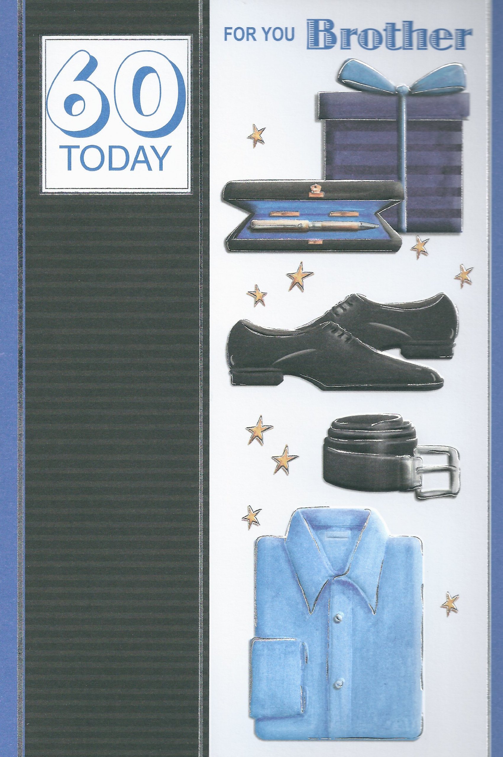 60th Birthday Card for Brother - Heartfelt & Funny Birthday Greeting Card - Perfect for Celebrating His Special Day