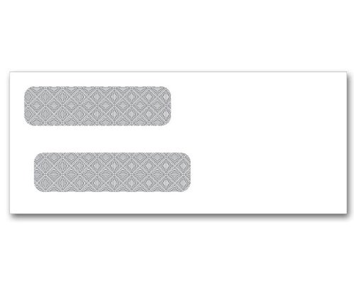 Self-Sealing Double Window Envelopes 8 5/8 x 3 5/8 Inches - Pack of 250 for Business Mailing, Invoices & Legal Documents (EGP Brand) - Perfect for Office, Mailing Services & Bulk Shipping