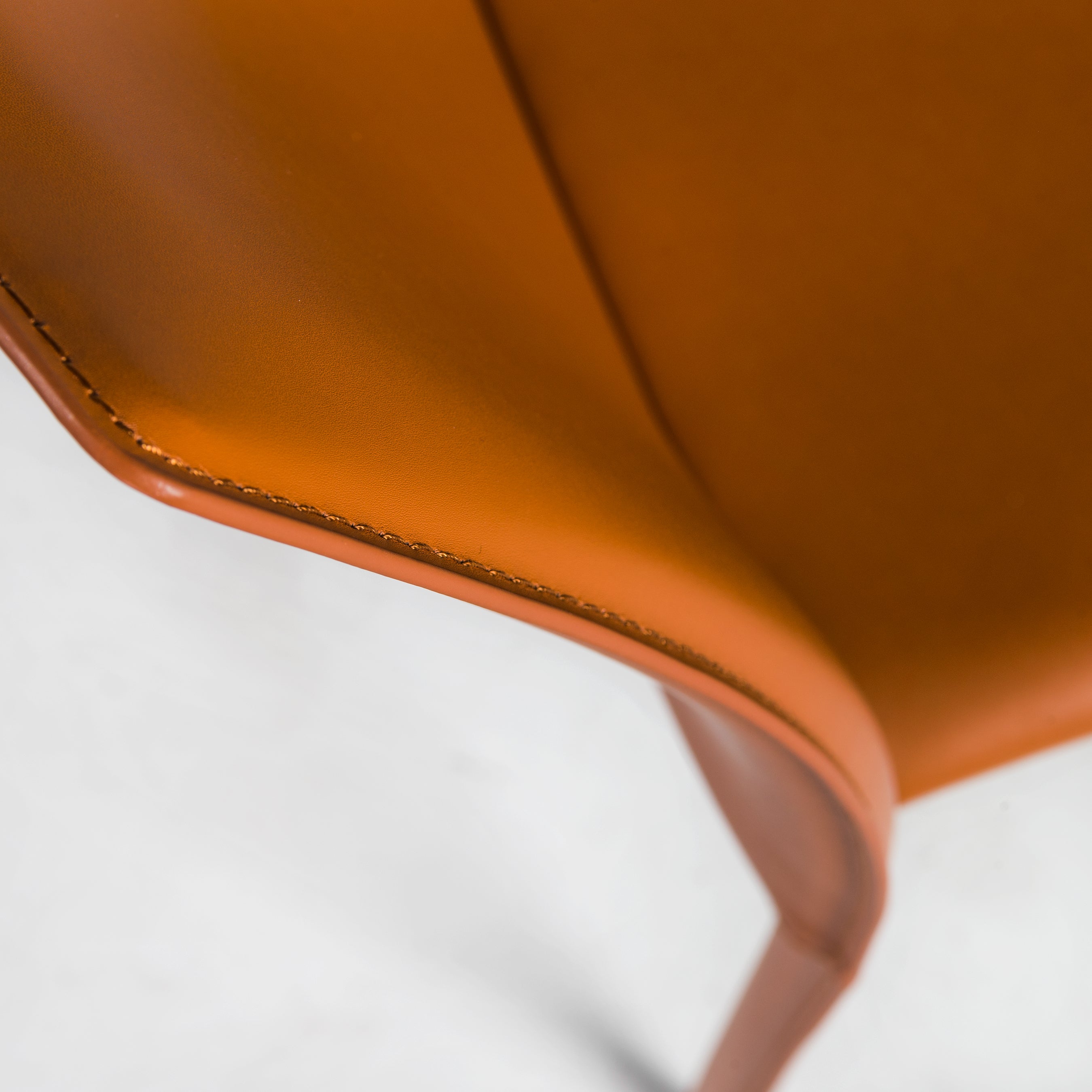 Euro Style Dalia Stacking Side Leather Chairs - Set of 2, Modern Stackable Dining Chairs for Small Spaces, Kitchen, Office or Outdoor Use